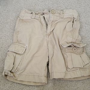Tan cargo shorts